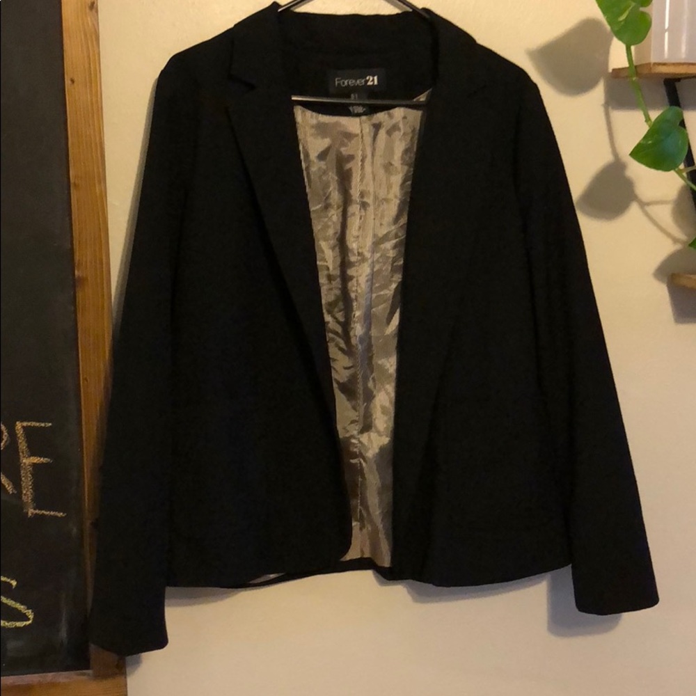 Black Forever 21 Blazer